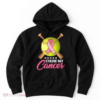 Strike Out Breast Cancer Awareness Baseball Hoodie