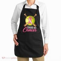 Strike Out Breast Cancer Awareness Baseball Apron thumb 2