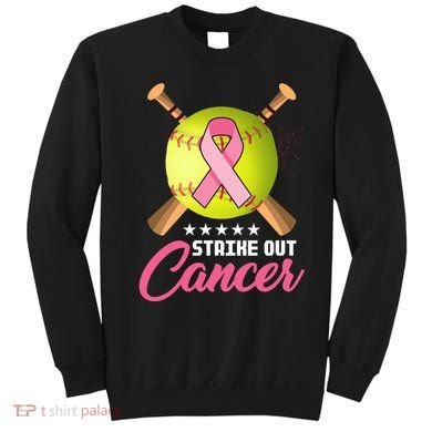 Strike Out Breast Cancer Awareness Baseball Sweatshirt