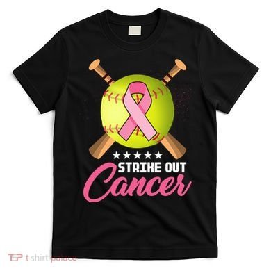 Strike Out Breast Cancer Awareness Baseball T-Shirt