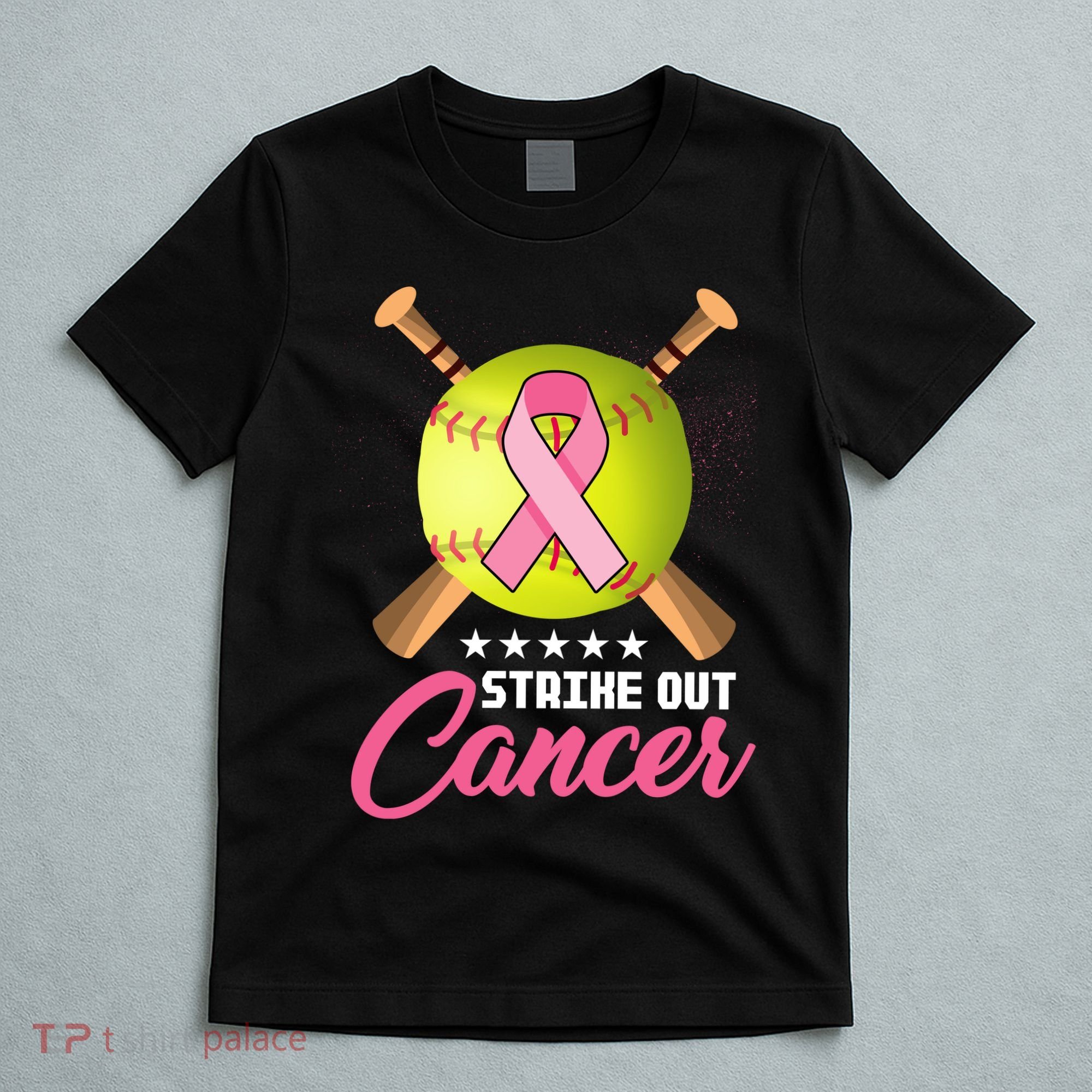 Strike Out Breast Cancer Awareness Baseball T-Shirt