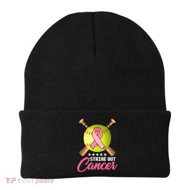 Strike Out Breast Cancer Awareness Baseball Beanie