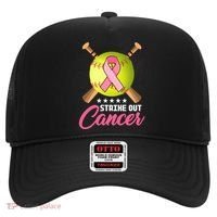 Strike Out Breast Cancer Awareness Baseball Hat thumb 0