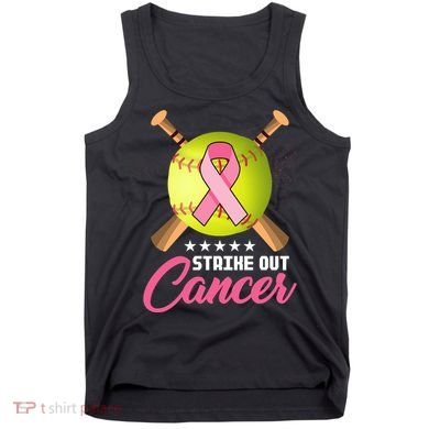 Strike Out Breast Cancer Awareness Baseball Tank Top