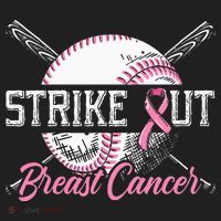 Strike Out Breast Cancer Baseball Breast Cancer Awareness Tumbler thumb 3