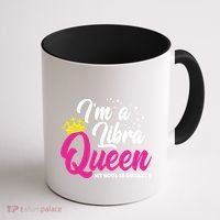 September October Birthday Astrology Libra Queen Funny Gift Coffee Mug thumb 1