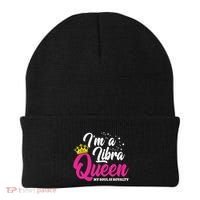 September October Birthday Astrology Libra Queen Funny Gift Beanie thumb 0