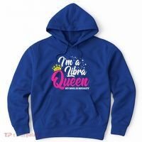 September October Birthday Astrology Libra Queen Funny Gift Hoodie thumb 0