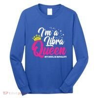 September October Birthday Astrology Libra Queen Funny Gift Long Sleeve Shirt thumb 0