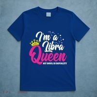 September October Birthday Astrology Libra Queen Funny Gift T-Shirt thumb 5