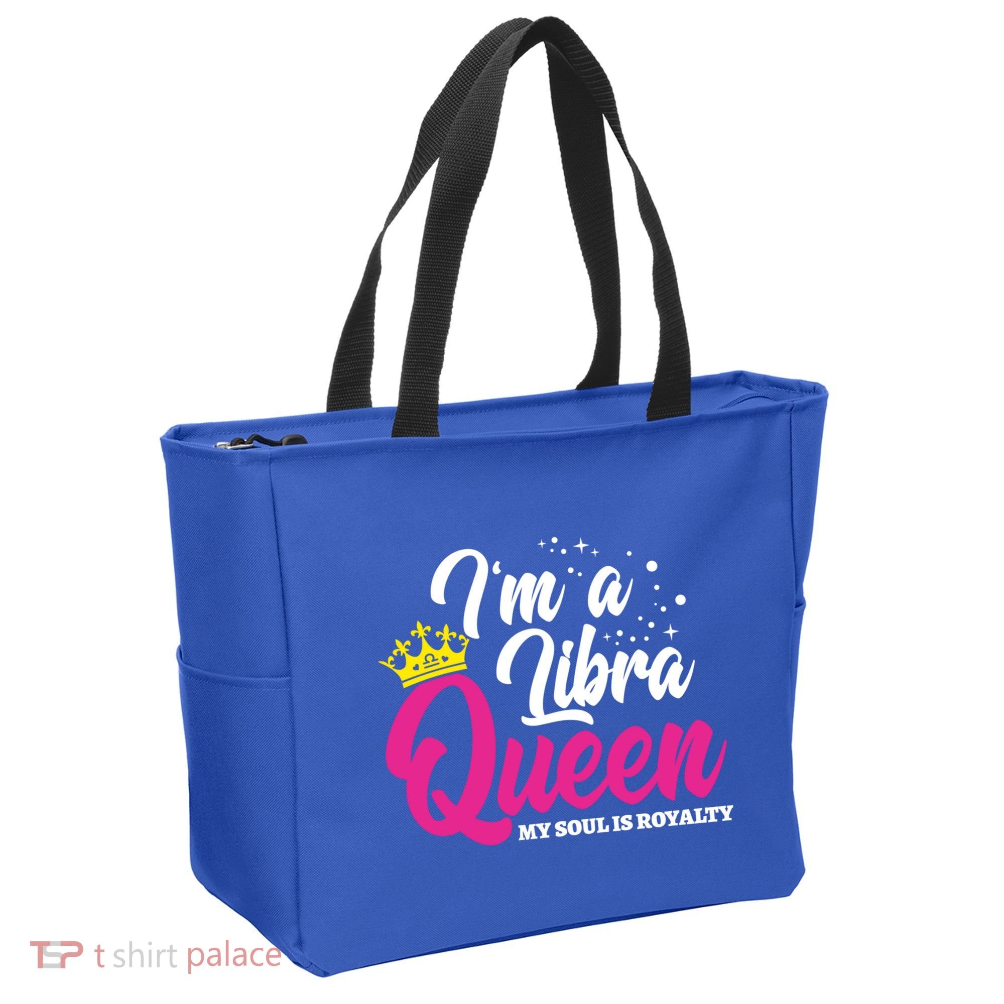 September October Birthday Astrology Libra Queen Funny Gift Tote Bag