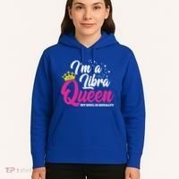 September October Birthday Astrology Libra Queen Cute Gift Hoodie thumb 5