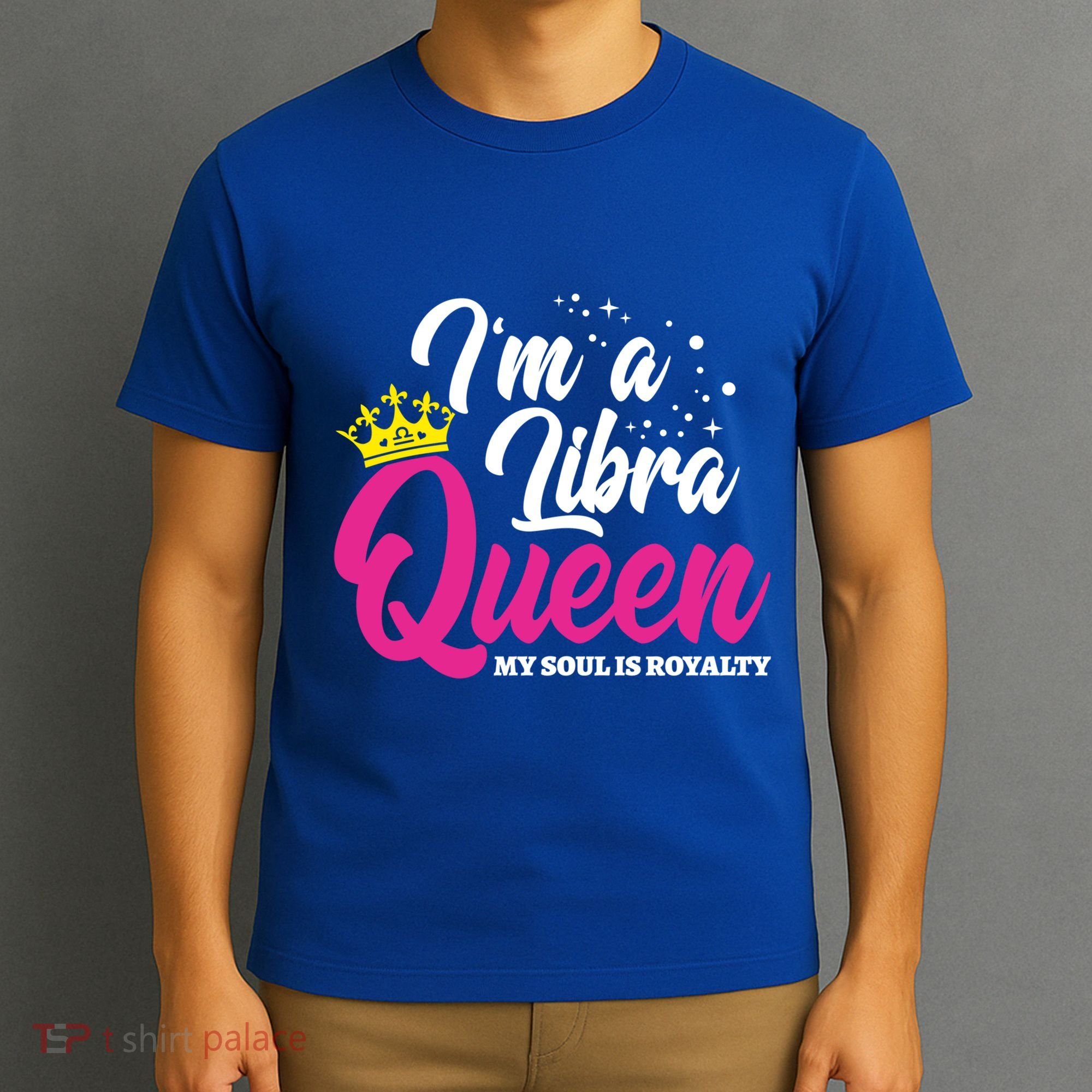 September October Birthday Astrology Libra Queen Cute Gift T-Shirt