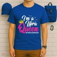 September October Birthday Astrology Libra Queen Cute Gift T-Shirt thumb 6