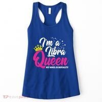 September October Birthday Astrology Libra Queen Cute Gift Women's Tank Top thumb 0