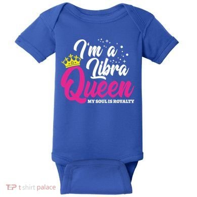 September October Birthday Astrology Libra Queen Cute Gift Baby Bodysuit