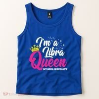 September October Birthday Astrology Libra Queen Cute Gift Tank Top thumb 2