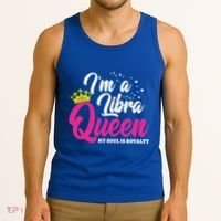 September October Birthday Astrology Libra Queen Cute Gift Tank Top thumb 3