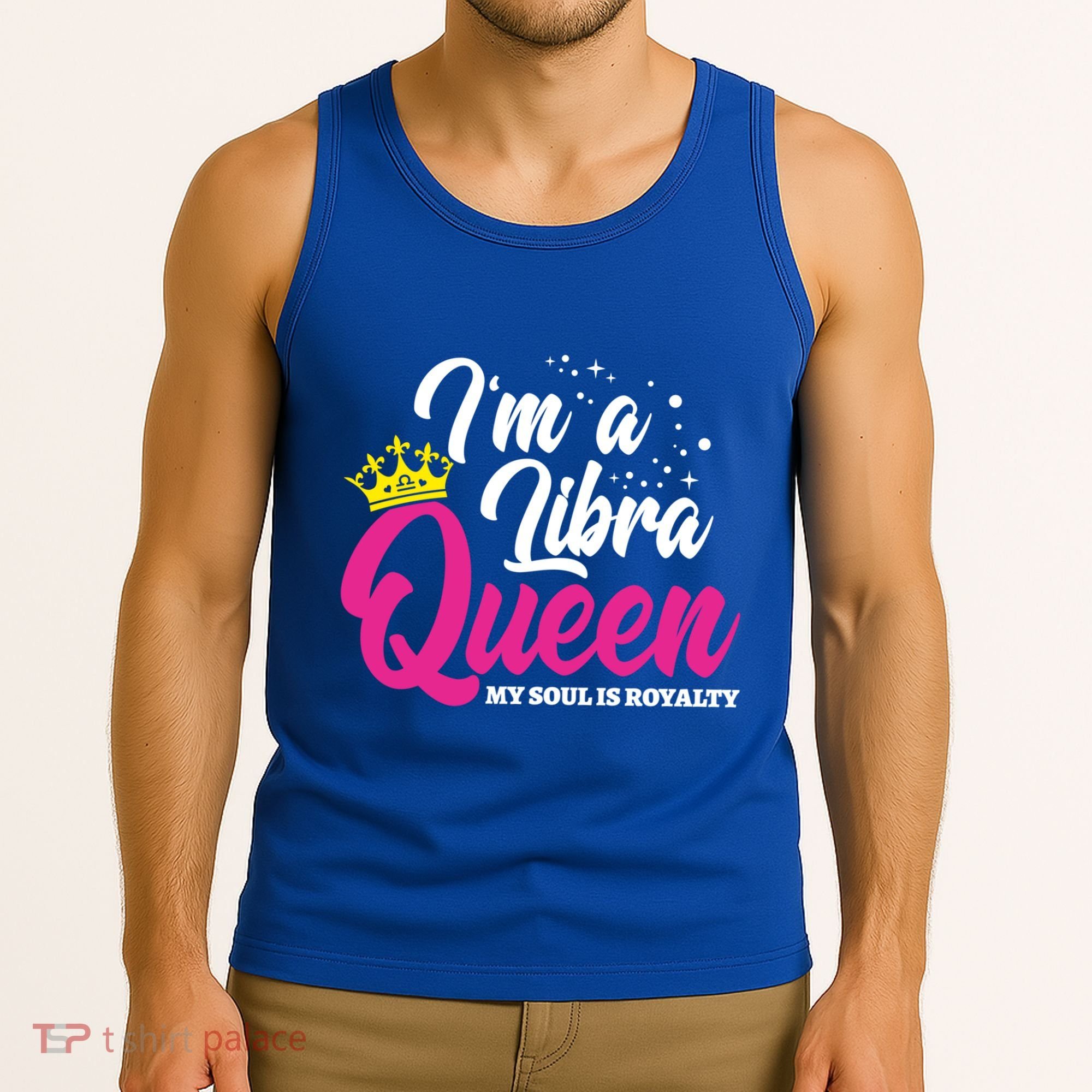 September October Birthday Astrology Libra Queen Cute Gift Tank Top