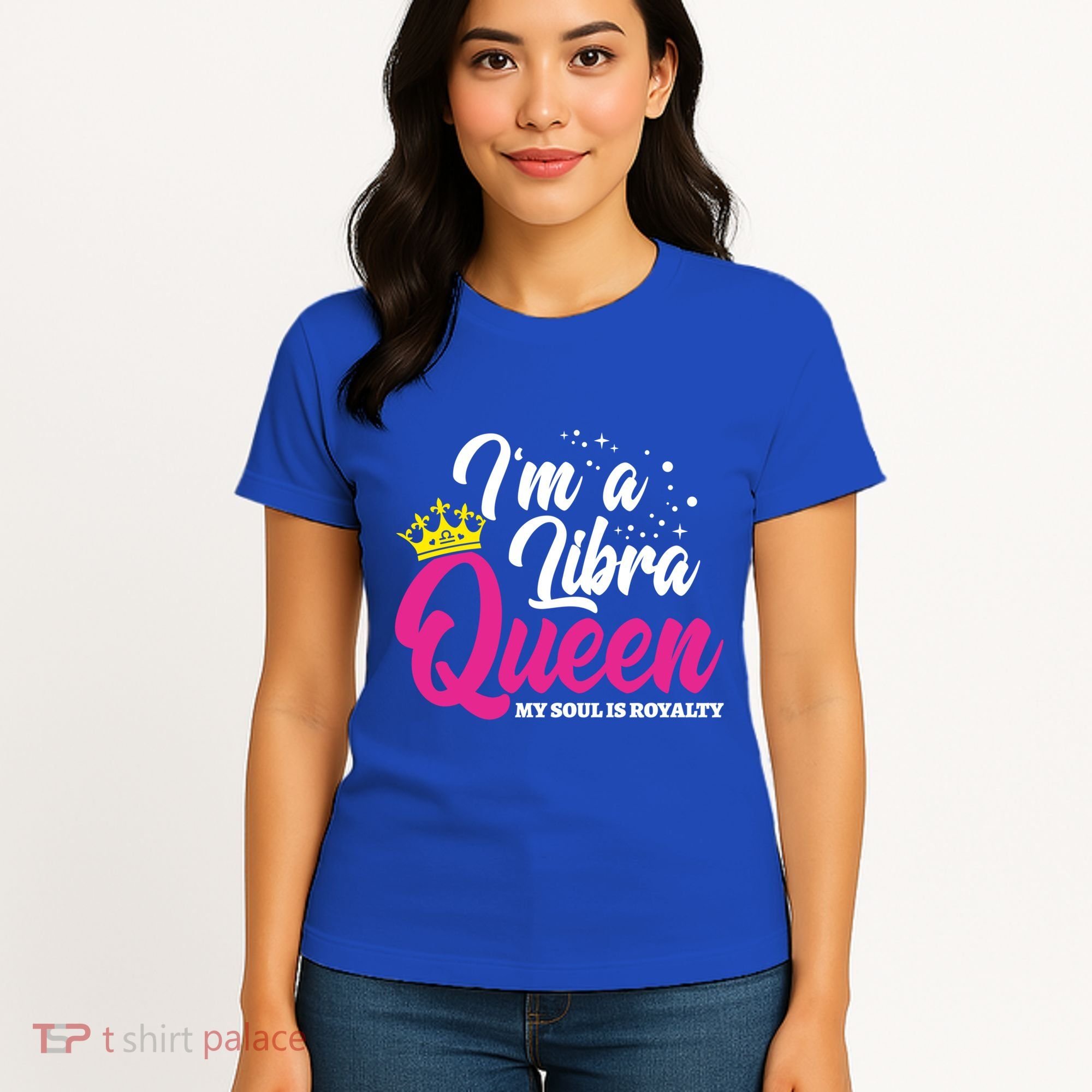 September October Birthday Astrology Libra Queen Cute Gift Women's T-Shirt