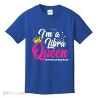 September October Birthday Astrology Libra Queen Cute Gift Kids T-Shirt thumb 0