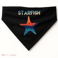 Starfish Ocean Beach USA-Made Doggie Bandana thumb 0