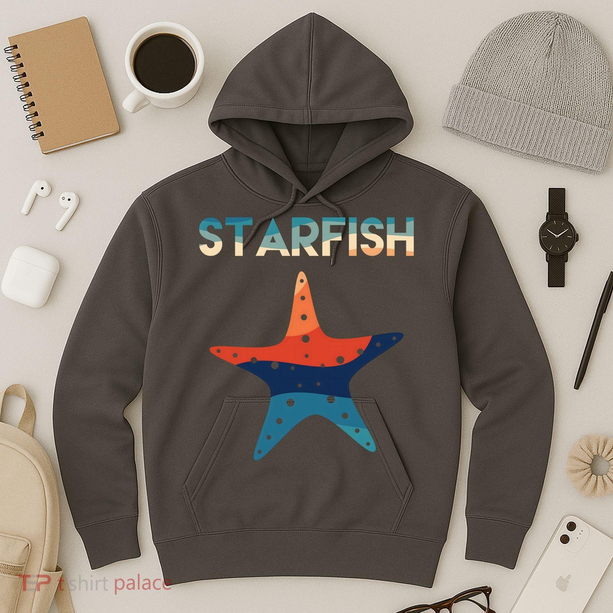 Starfish Ocean Beach Hoodie