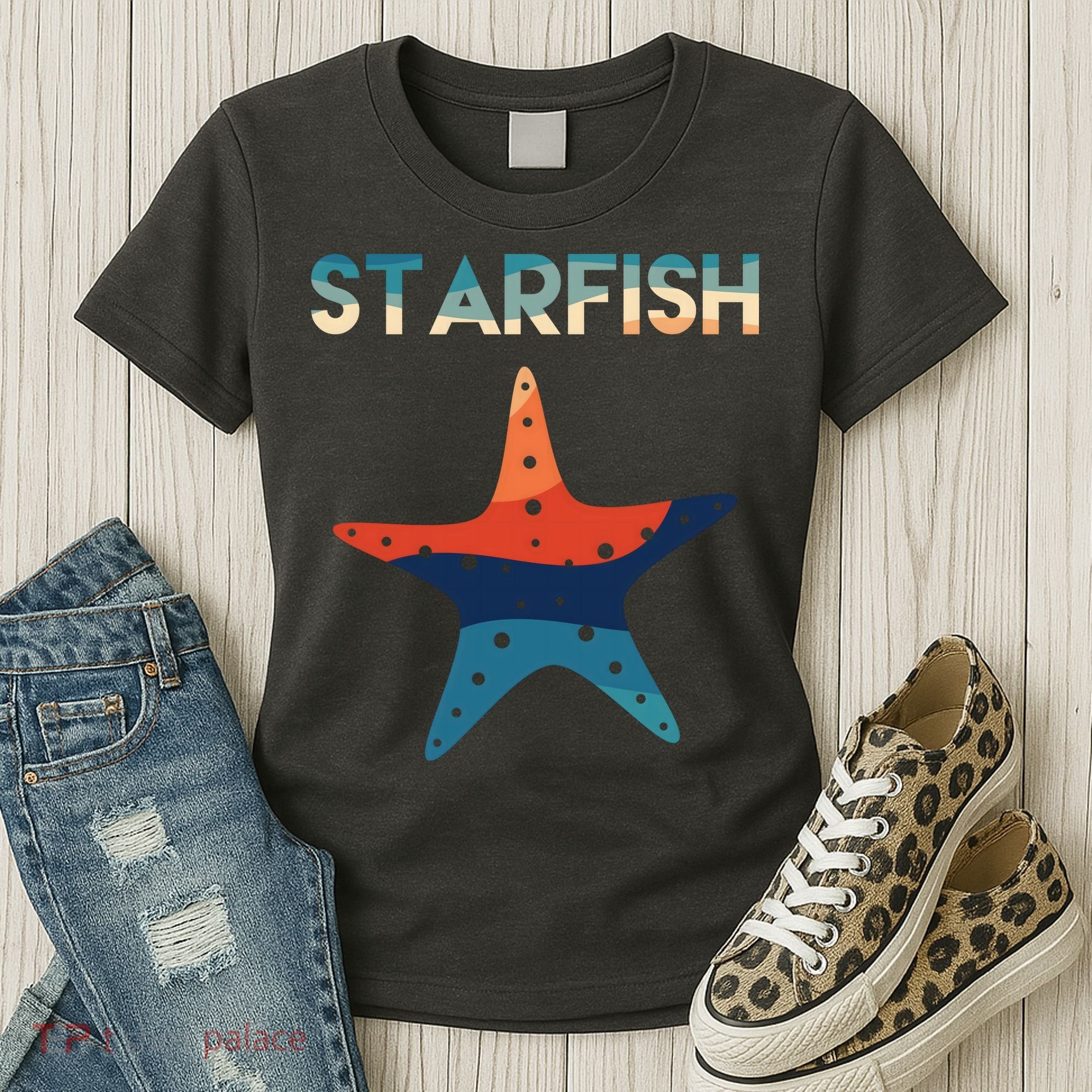 Starfish Ocean Beach Women's T-Shirt