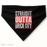 Straight Outta Brick City Newark City New Jersey USA-Made Doggie Bandana thumb 0