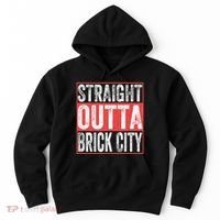 Straight Outta Brick City Newark City New Jersey Hoodie thumb 0