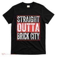 Straight Outta Brick City Newark City New Jersey T-Shirt thumb 0