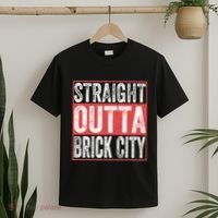 Straight Outta Brick City Newark City New Jersey T-Shirt thumb 2