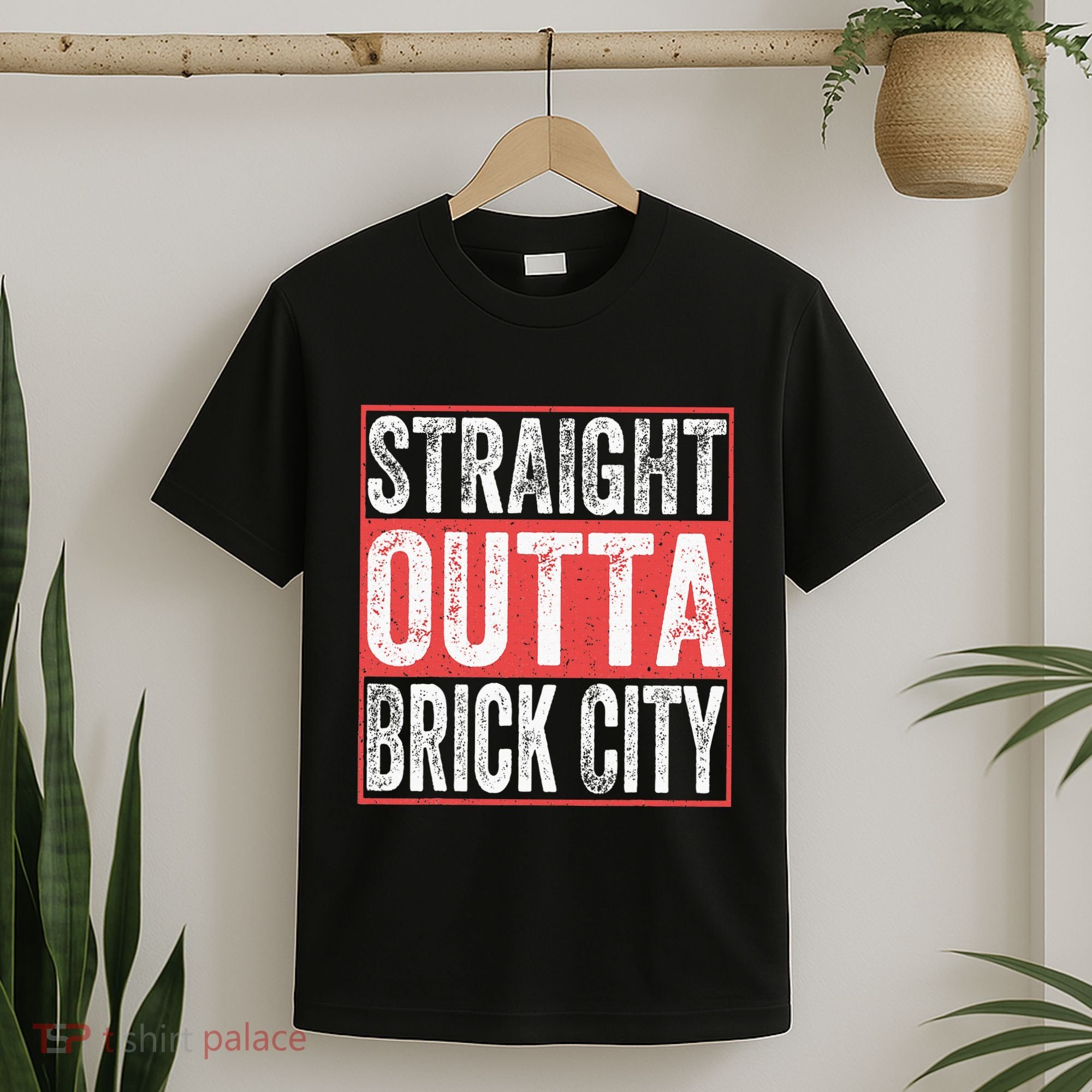 Straight Outta Brick City Newark City New Jersey T-Shirt