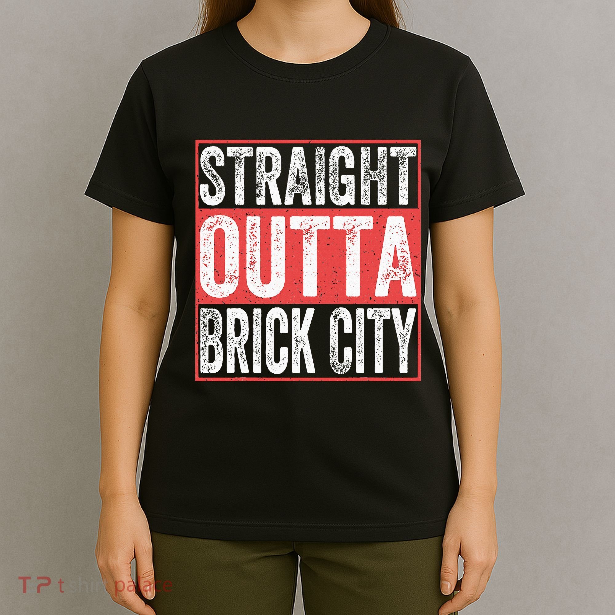 Straight Outta Brick City Newark City New Jersey T-Shirt