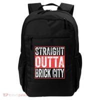 Straight Outta Brick City Newark City New Jersey Backpack thumb 0