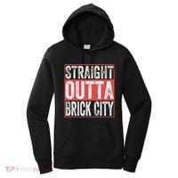 Straight Outta Brick City Newark City New Jersey Women's Hoodie thumb 0