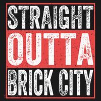 Straight Outta Brick City Newark City New Jersey Women's Hoodie thumb 2