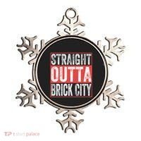 Straight Outta Brick City Newark City New Jersey Ornament thumb 0