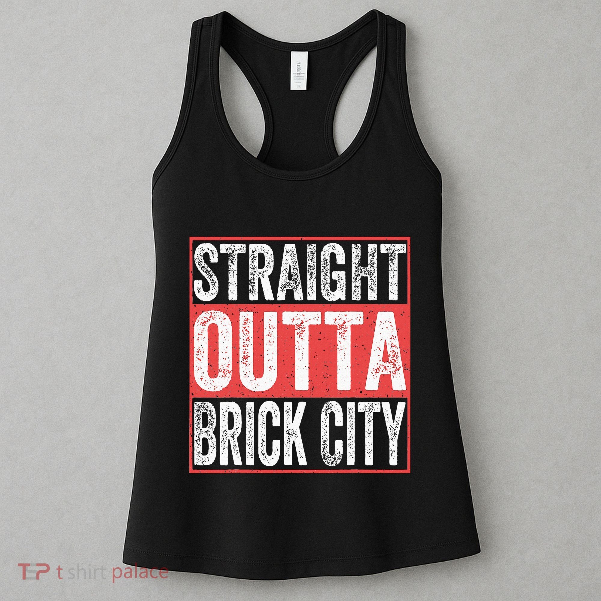 Straight Outta Brick City Newark City New Jersey Women's Tank Top