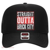 Straight Outta Brick City Newark City New Jersey Hat thumb 0