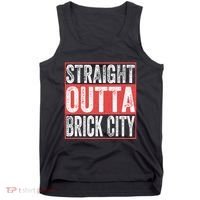 Straight Outta Brick City Newark City New Jersey Tank Top thumb 0