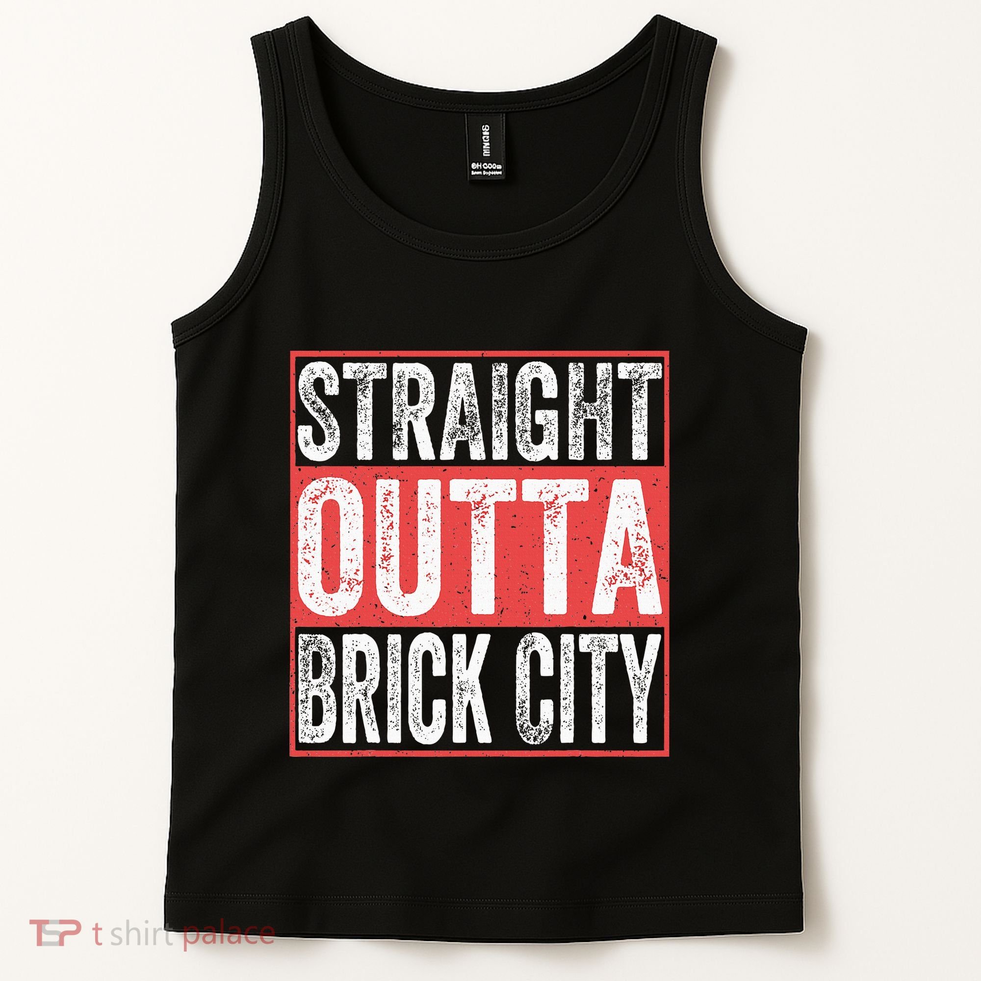 Straight Outta Brick City Newark City New Jersey Tank Top