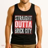 Straight Outta Brick City Newark City New Jersey Tank Top thumb 3