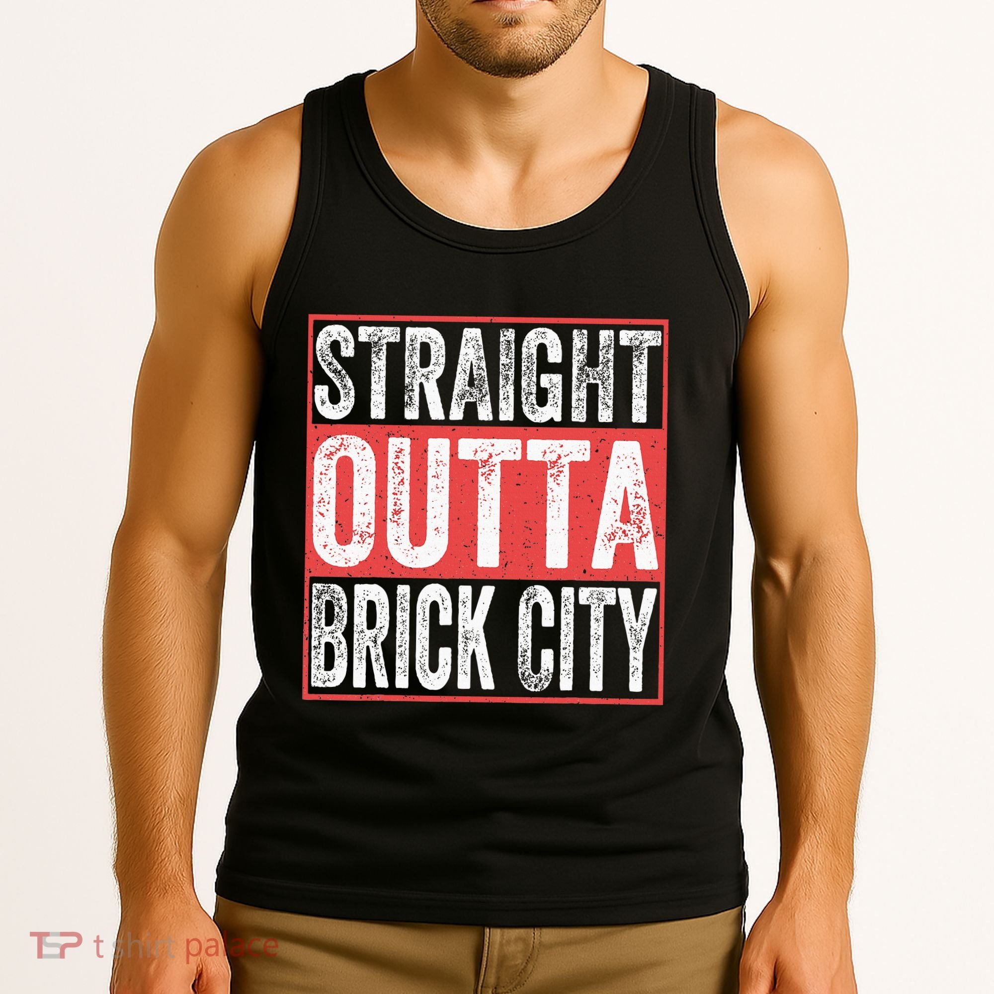 Straight Outta Brick City Newark City New Jersey Tank Top