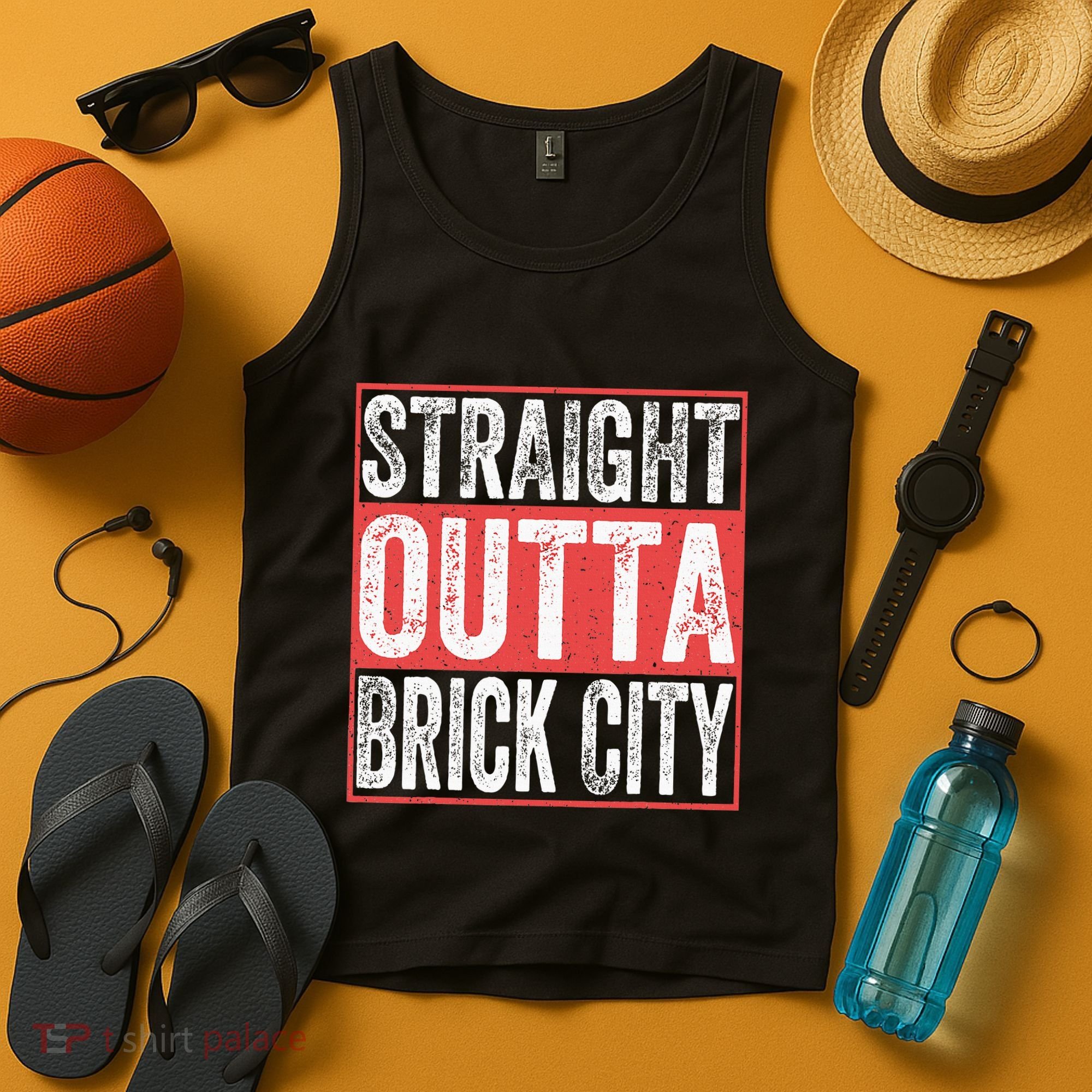Straight Outta Brick City Newark City New Jersey Tank Top