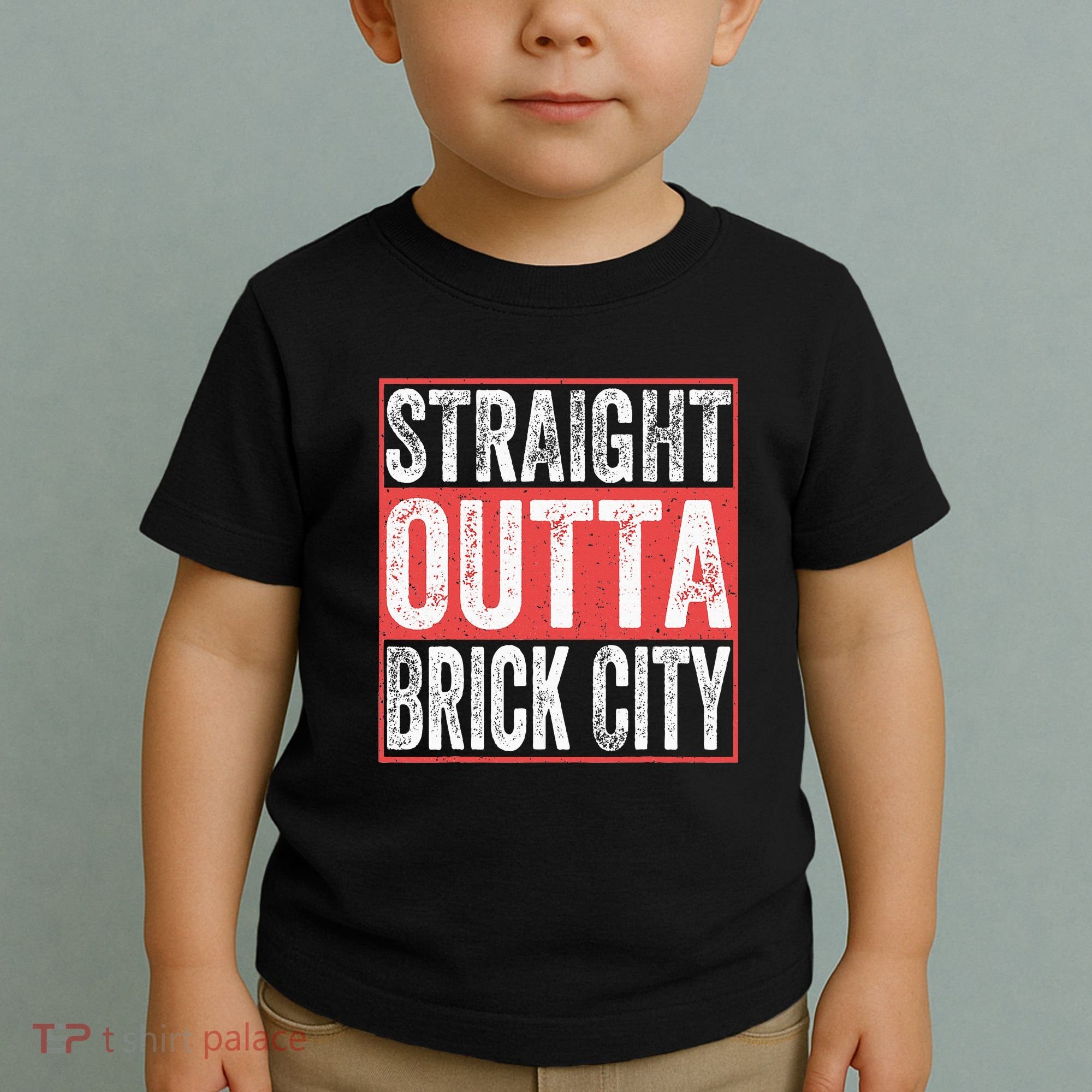 Straight Outta Brick City Newark City New Jersey Toddler T-Shirt