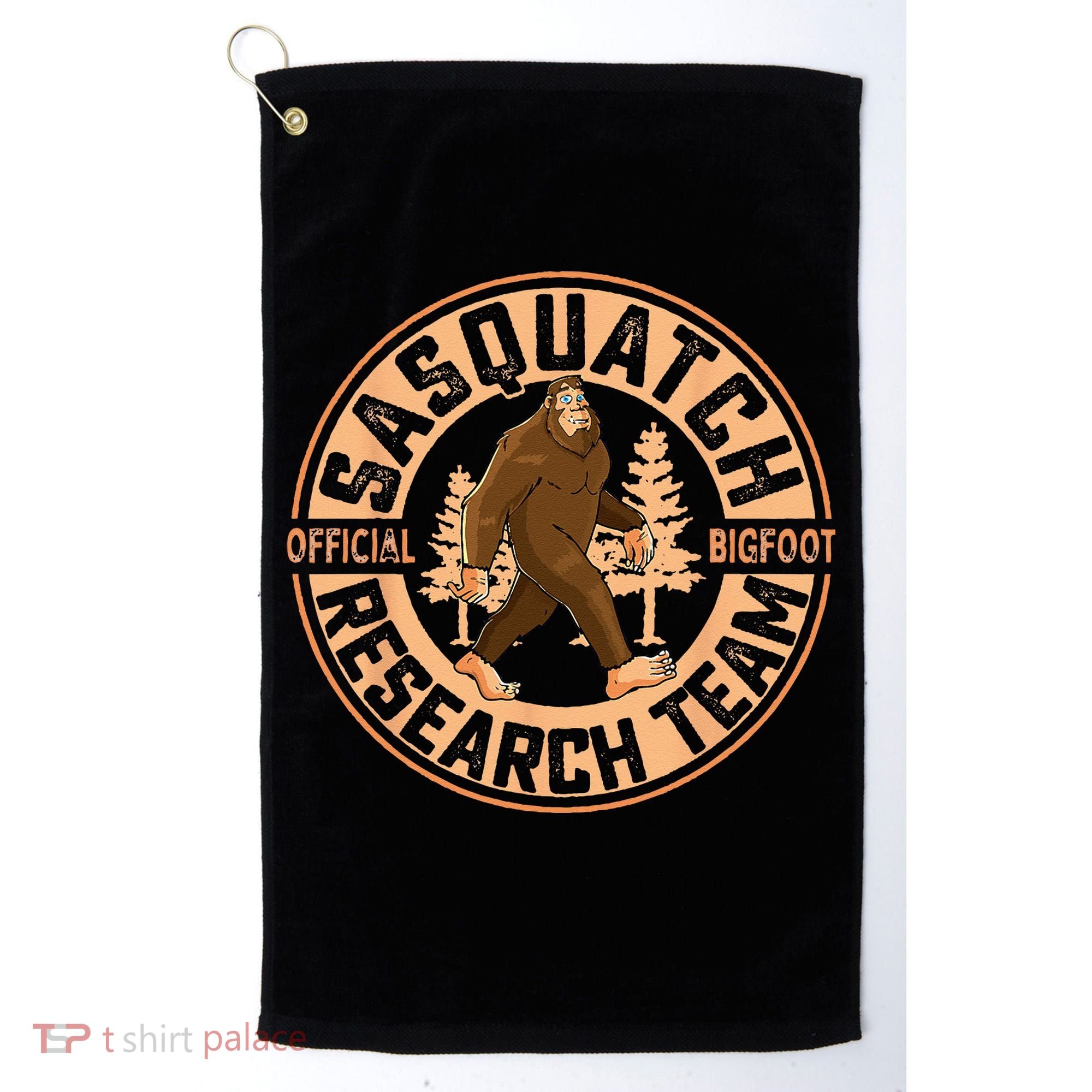 Sasquatch Official Bigfoot Research Team Golf Towel