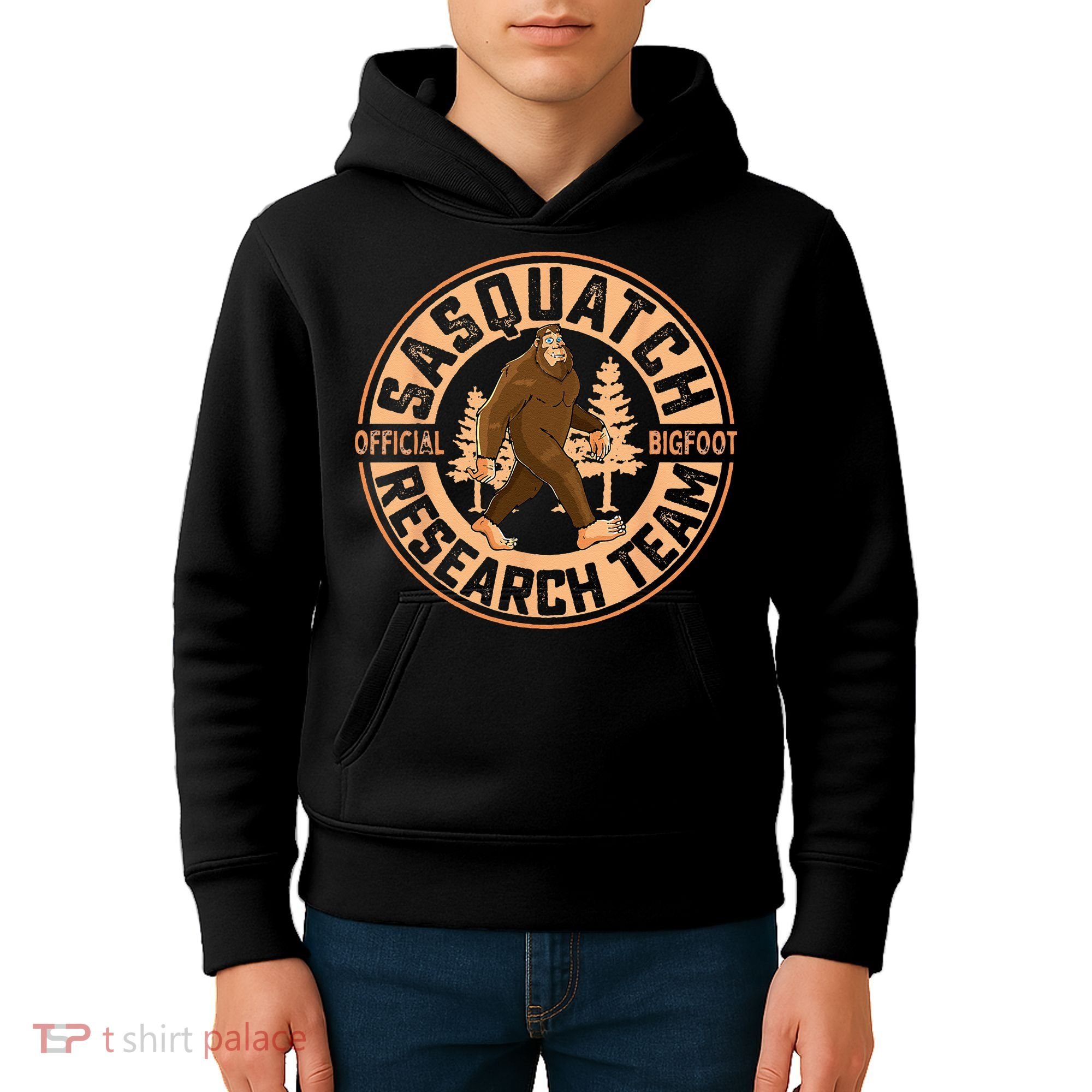 Sasquatch Official Bigfoot Research Team Kids Hoodie