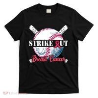 Strike Out Breast Cancer Baseball T-Shirt thumb 0
