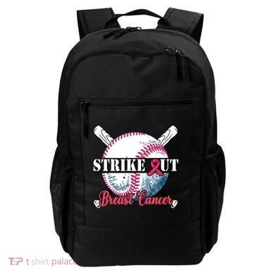 Strike Out Breast Cancer Baseball Backpack